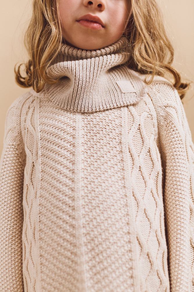 [Liewood][Onesize]  Mathias Cotton Neck Warmer - Sandy