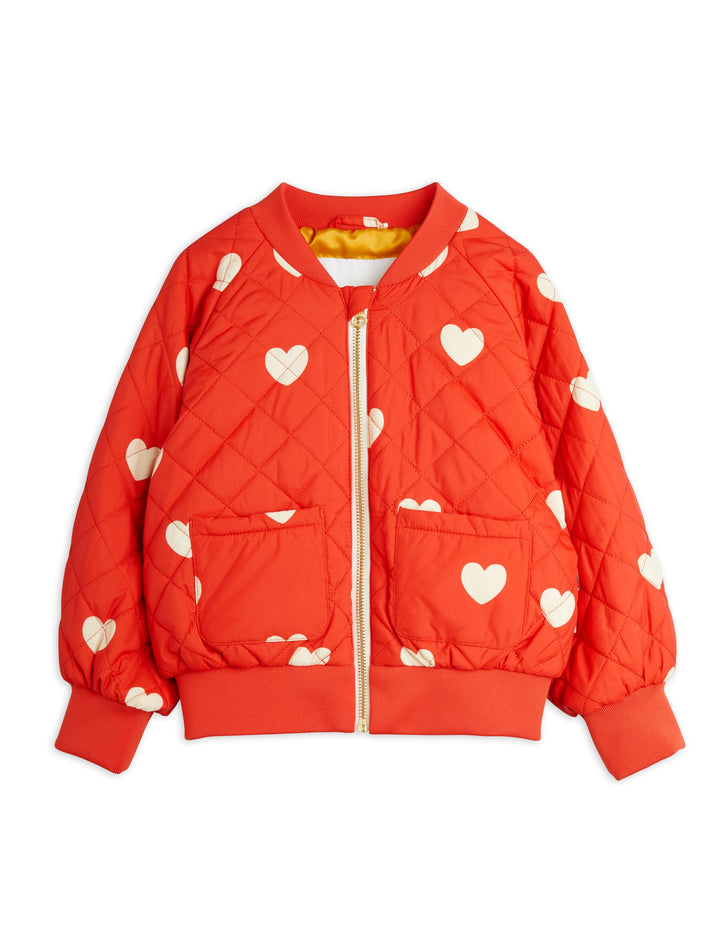 [Mini Rodini] Hearts Baseball Jacket