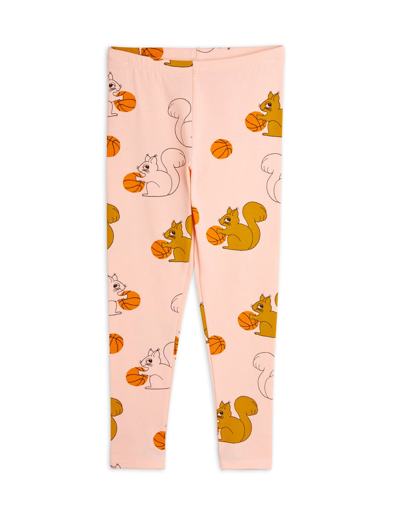 [Mini Rodini] Squirrels Leggings - Pink