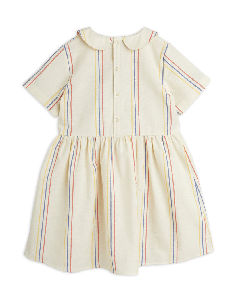 [Mini Rodini] Stripe Woven Dress - Offwhite