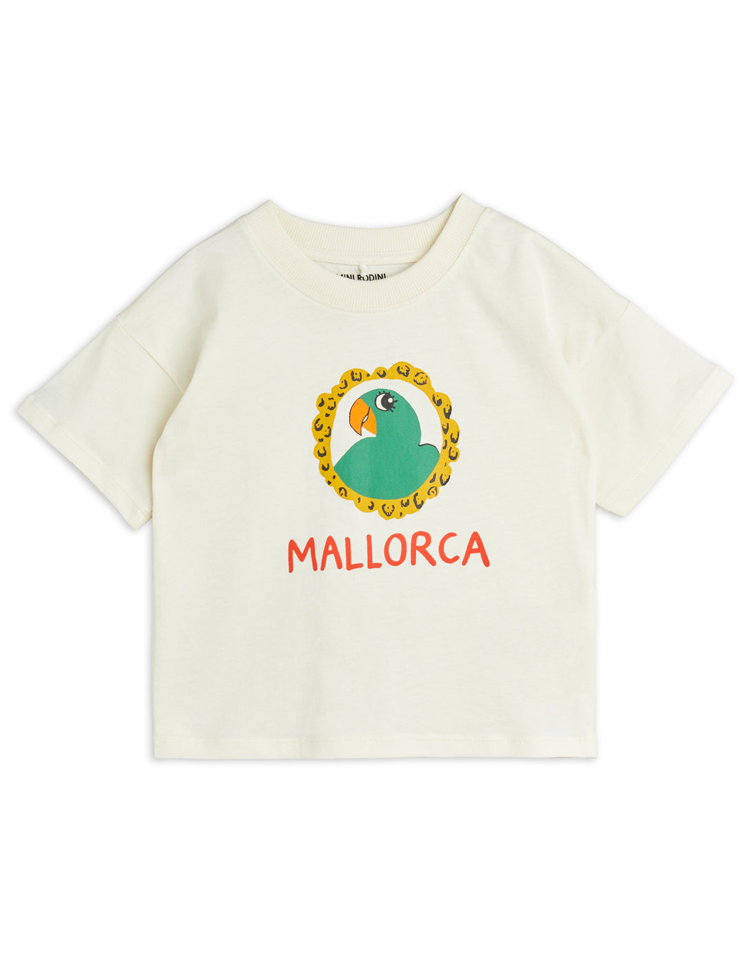 [Mini Rodini] Parrot Sp Ss Tee -  Offwhite