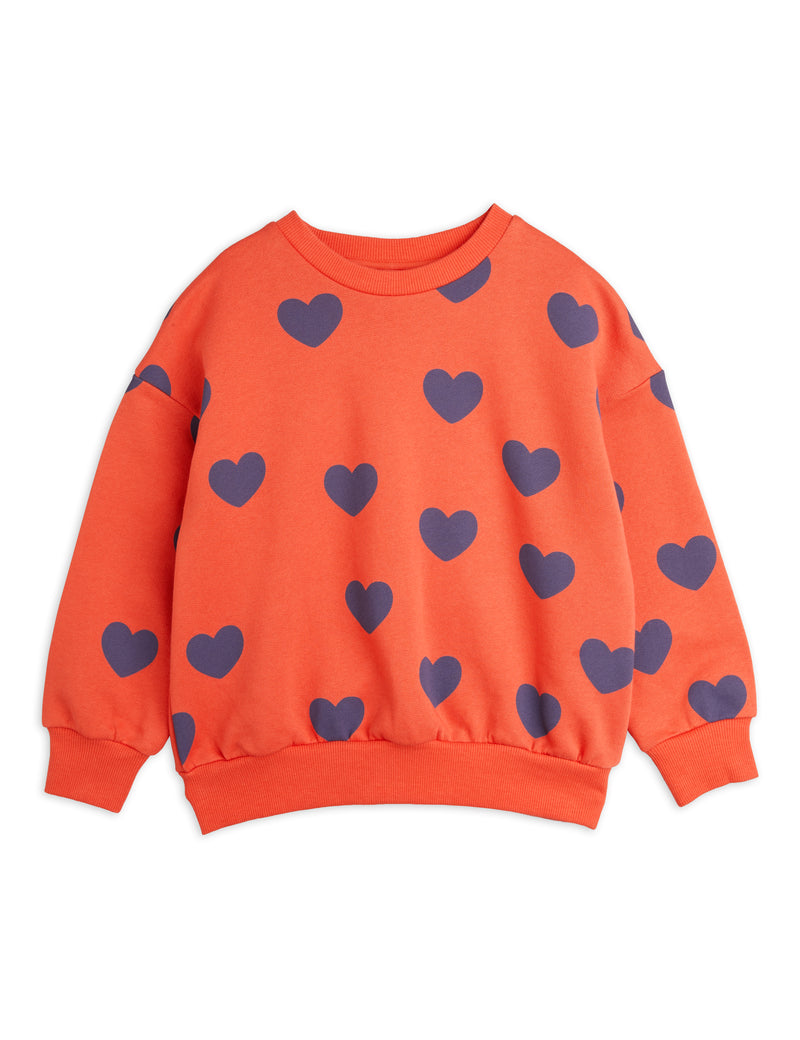 [Mini Rodini] Hearts Aop Sweatshirt - Red