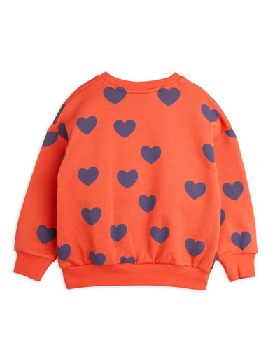 [Mini Rodini] Hearts Aop Sweatshirt - Red