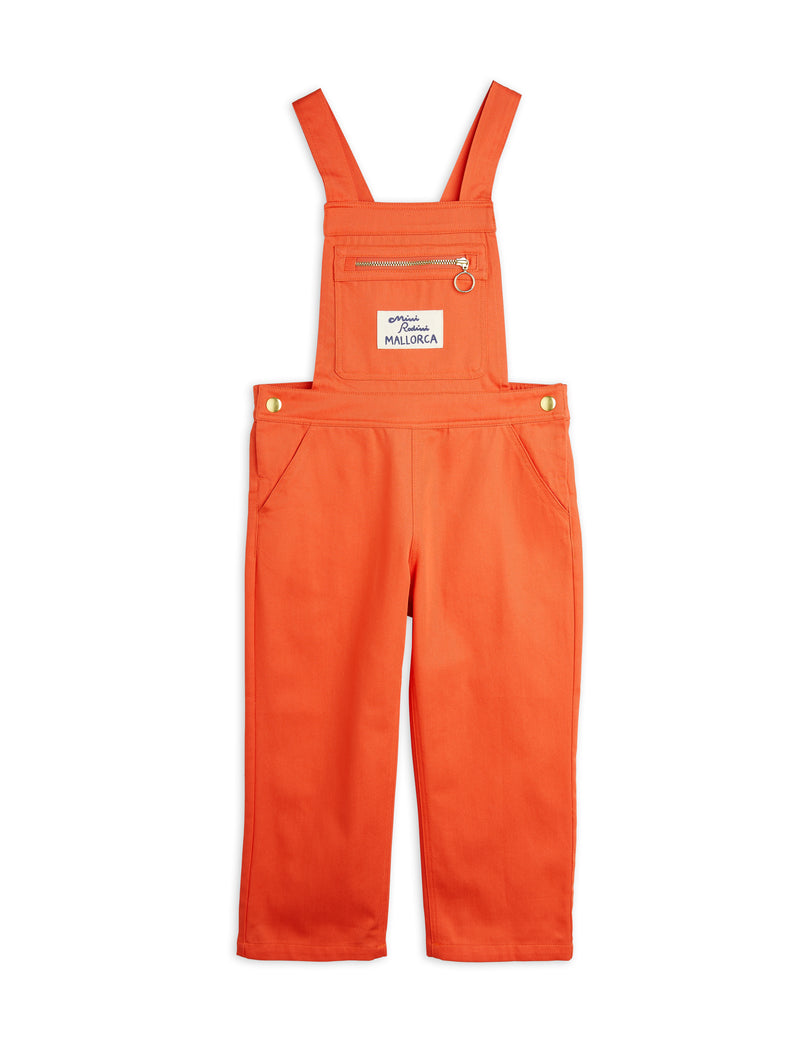 [Mini Rodini] Mallorca Patch Dungarees - Red