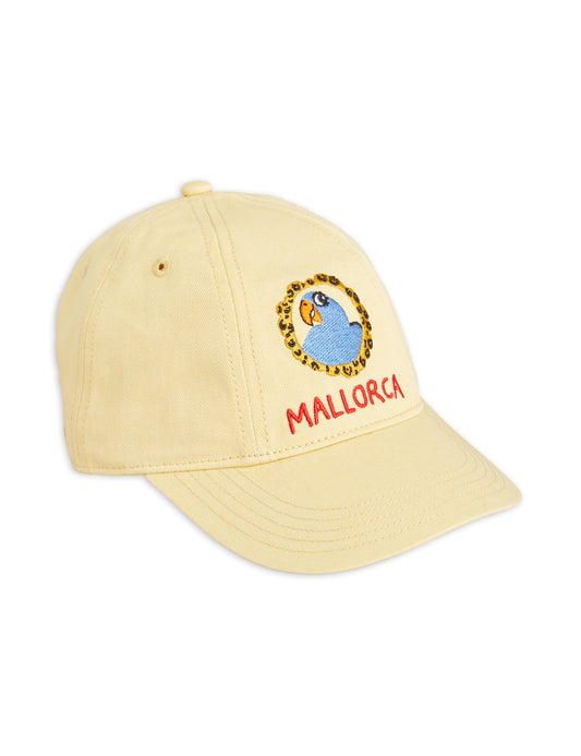 [Mini Rodini] Parrot Emb Soft Cap - Yellow