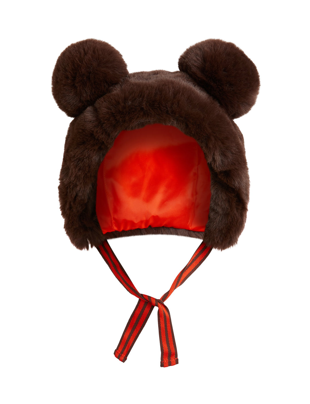 [Mini Rodini] Faux Fur Ear Hat - Brown