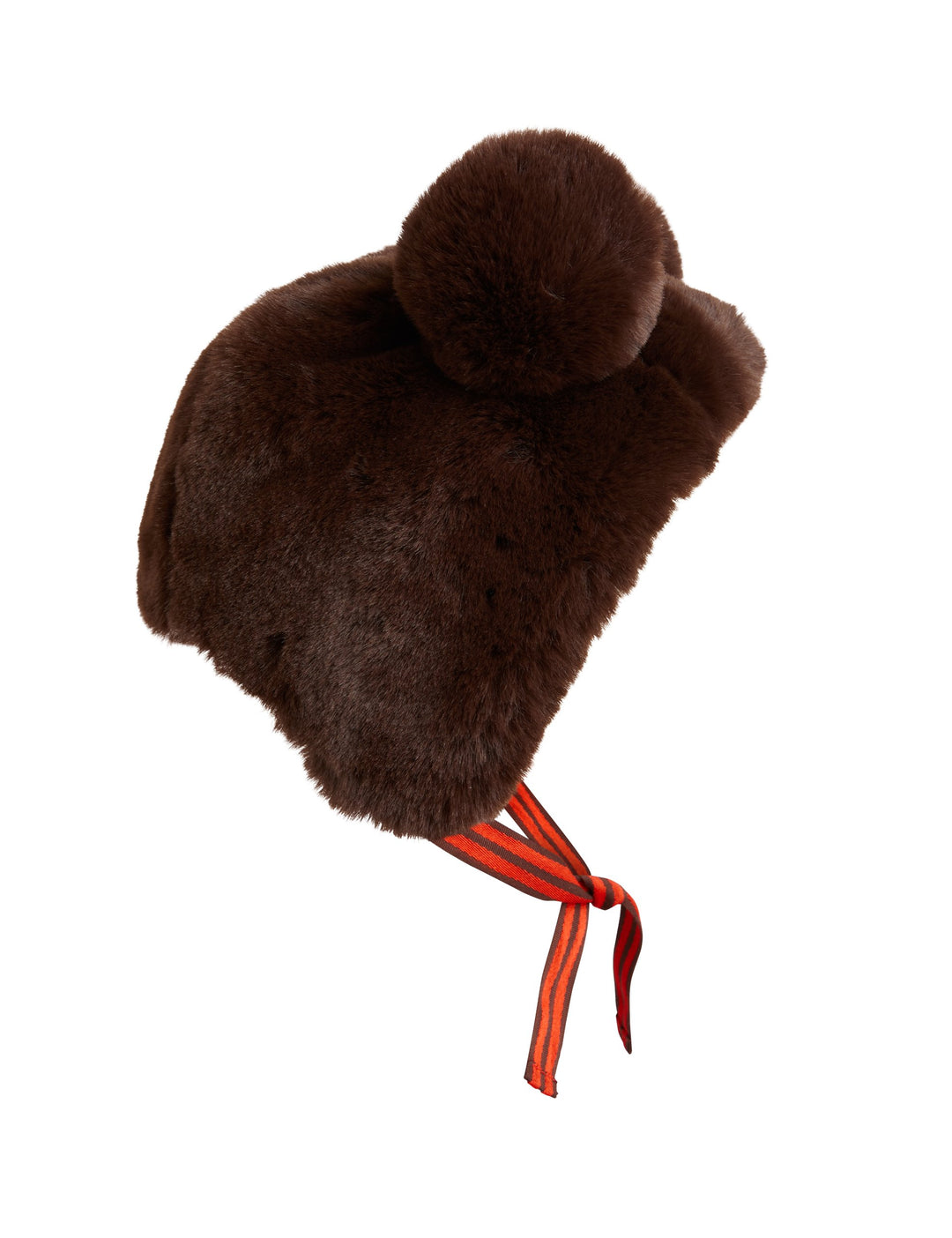 [Mini Rodini] Faux Fur Ear Hat - Brown