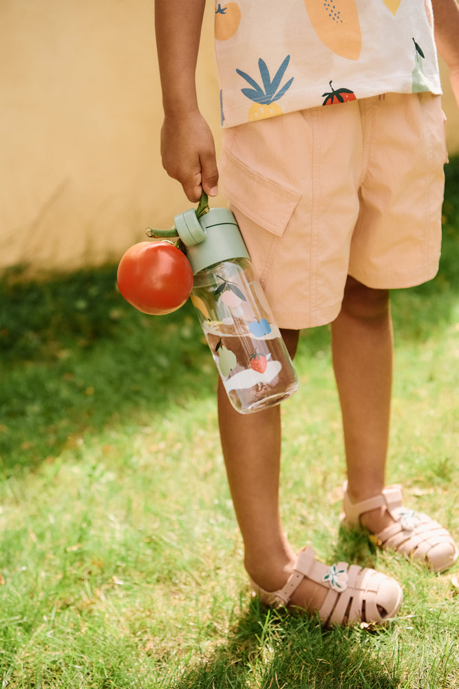 [Liewood] Bre Sandals With Charms- Peach / Dark Rose
