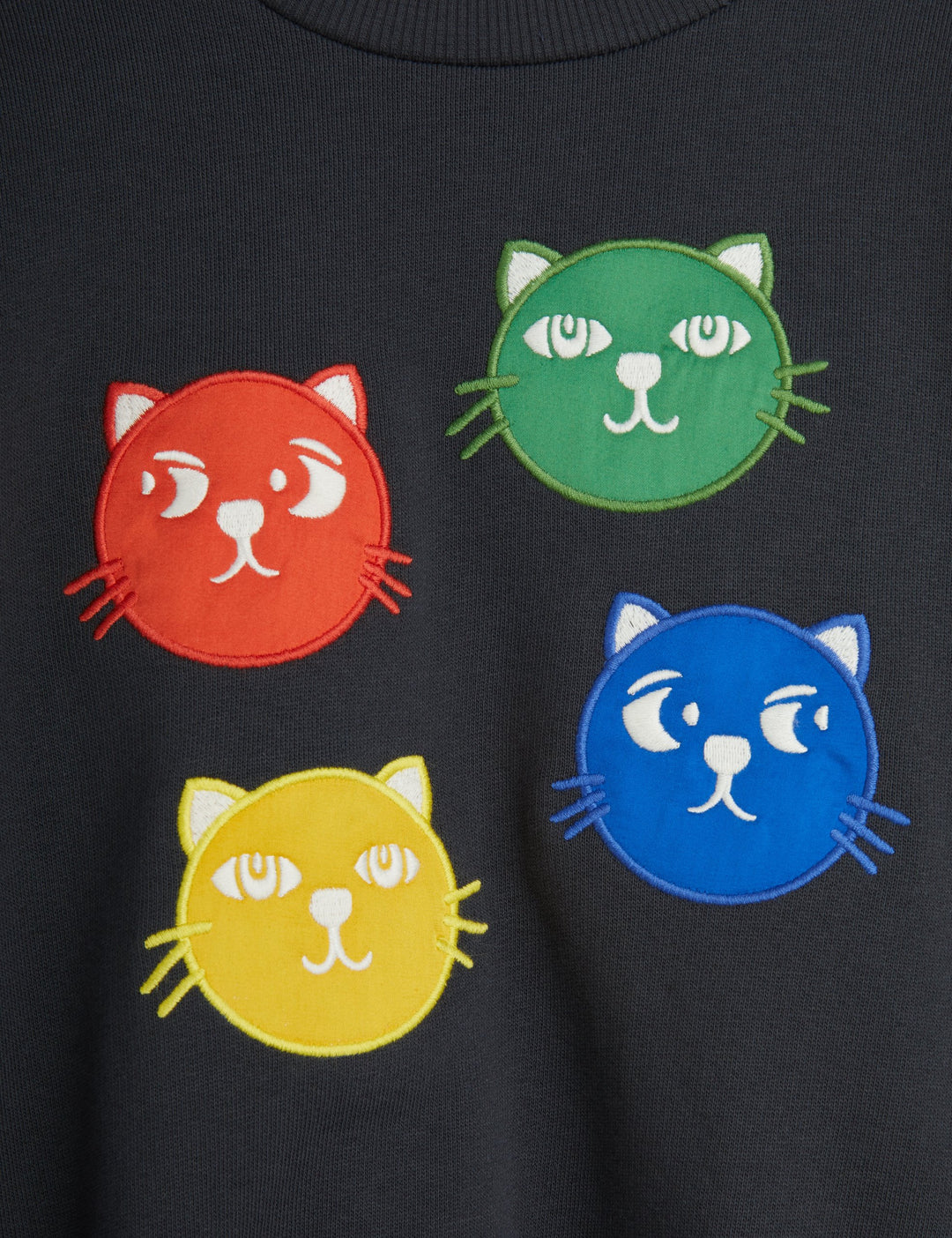 [Mini Rodini] Cool Cats Sweatshirt - Black