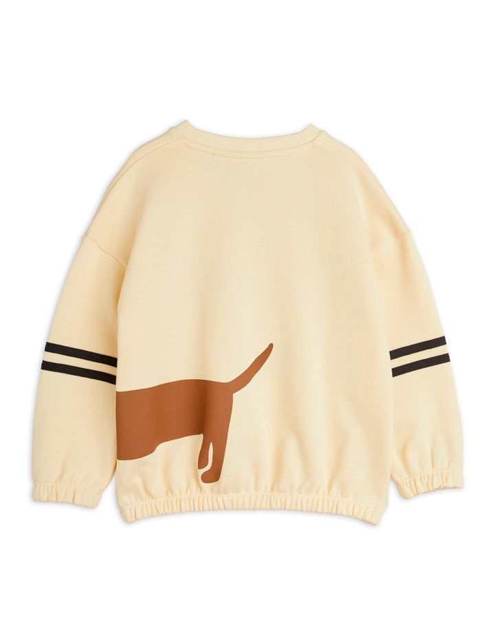 [Mini Rodini] Dog Stripes Sweatshirt  - Beige