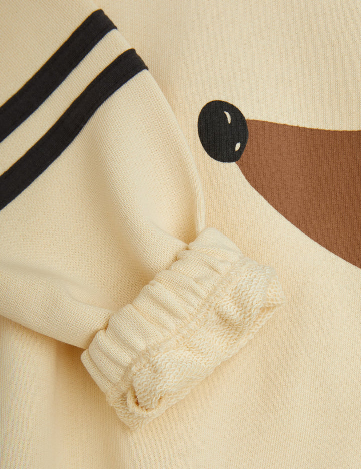 [Mini Rodini] Dog Stripes Sweatshirt  - Beige