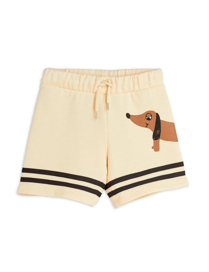 [Mini Rodini] Dog Stripes Sweatshorts - Beige