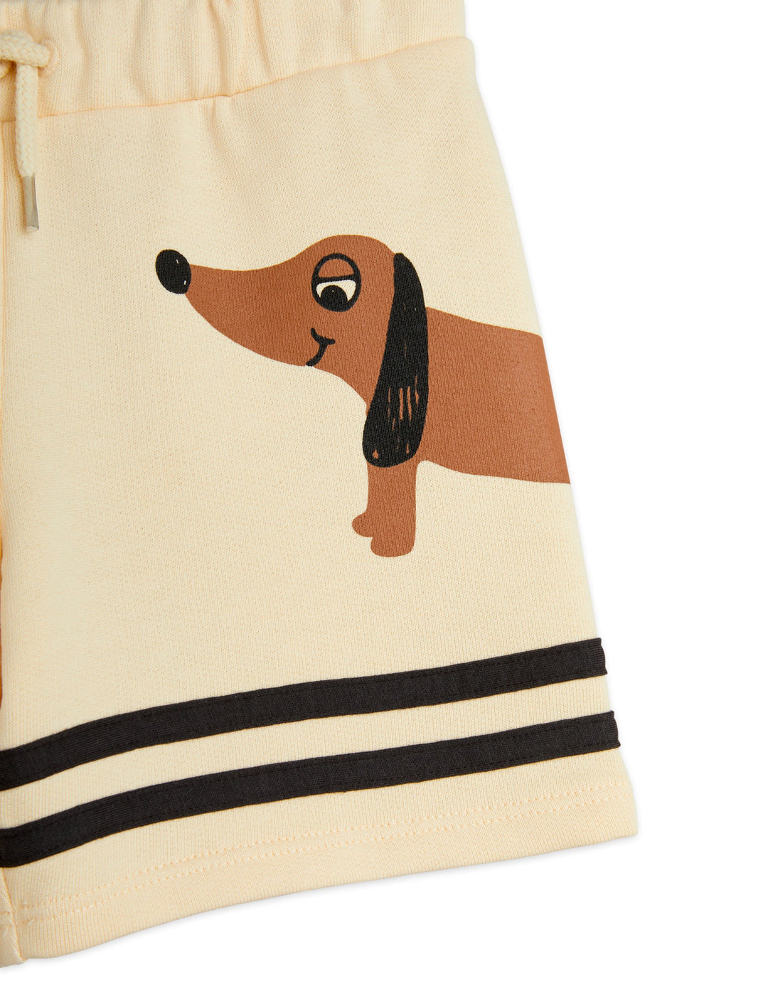 [Mini Rodini] Dog Stripes Sweatshorts - Beige