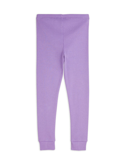 [Mini Rodini] Ribbed Leggings - Purple