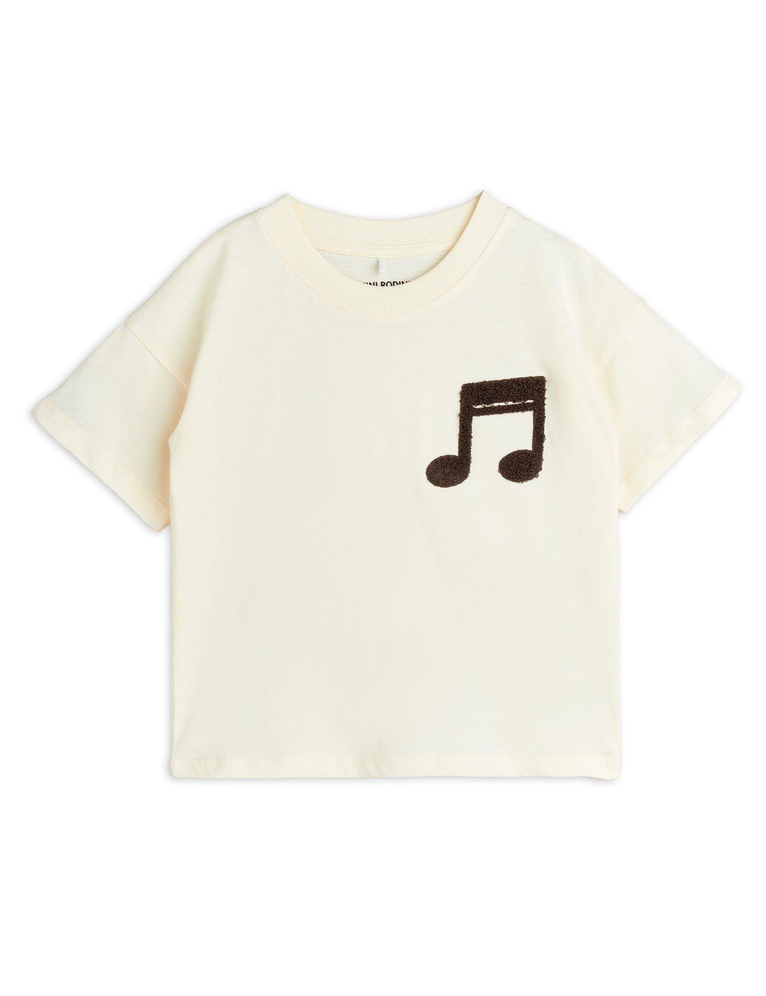 [Mini Rodini] Note Chenille Ss Tee - Off White