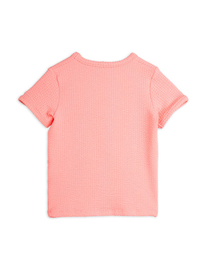[Mini Rodini] Violin Emb Ss Tee - Pink
