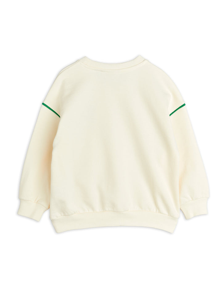 [Pre-order][Mini Rodini] Lizard chenille sweatshirt - Off White