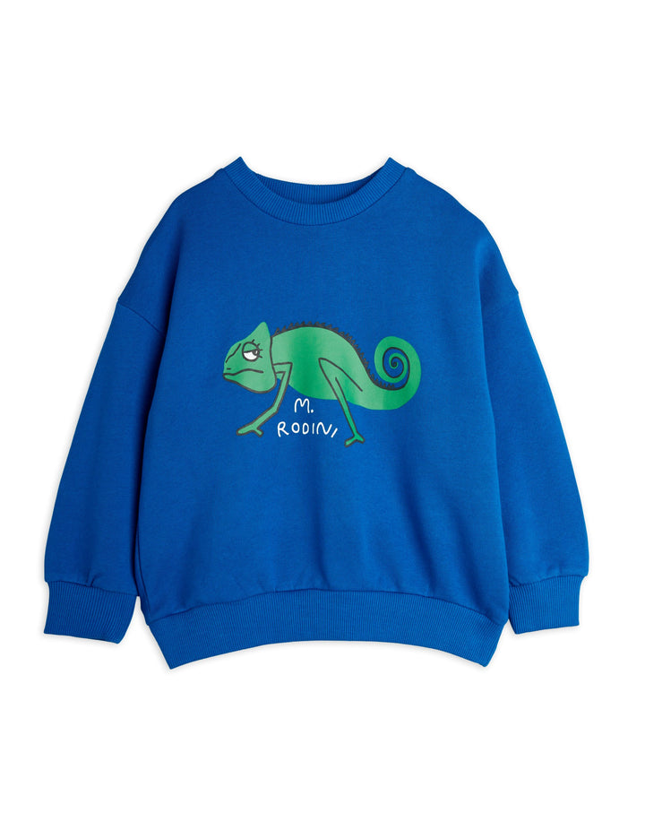 [Pre-order][Mini Rodini] Lizard Sweatshirt - Blue