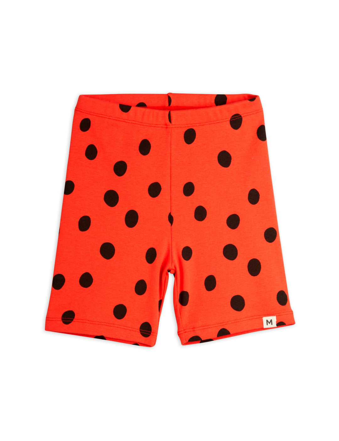 [Mini Rodini] Dots Aop Bike Shorts - Red