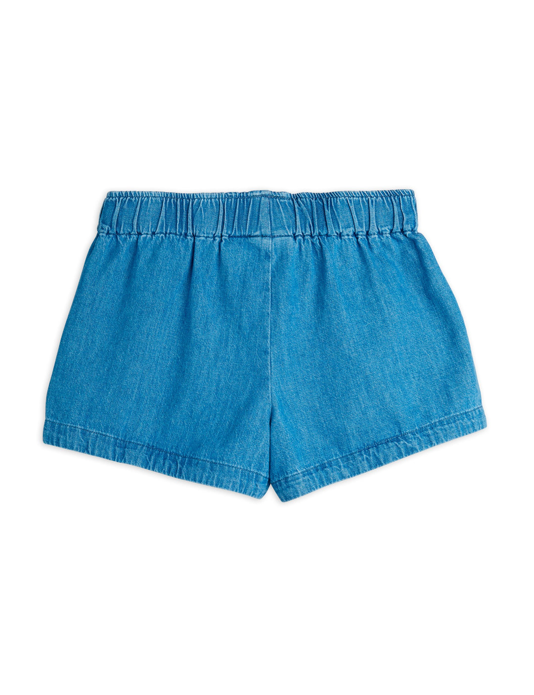 [Mini Rodini] Note Emb Lightweight Denim Shorts - Blue