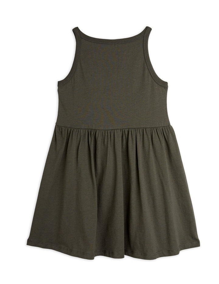 [Mini Rodini] Arrowed Heart Emb Tank Dress - Black