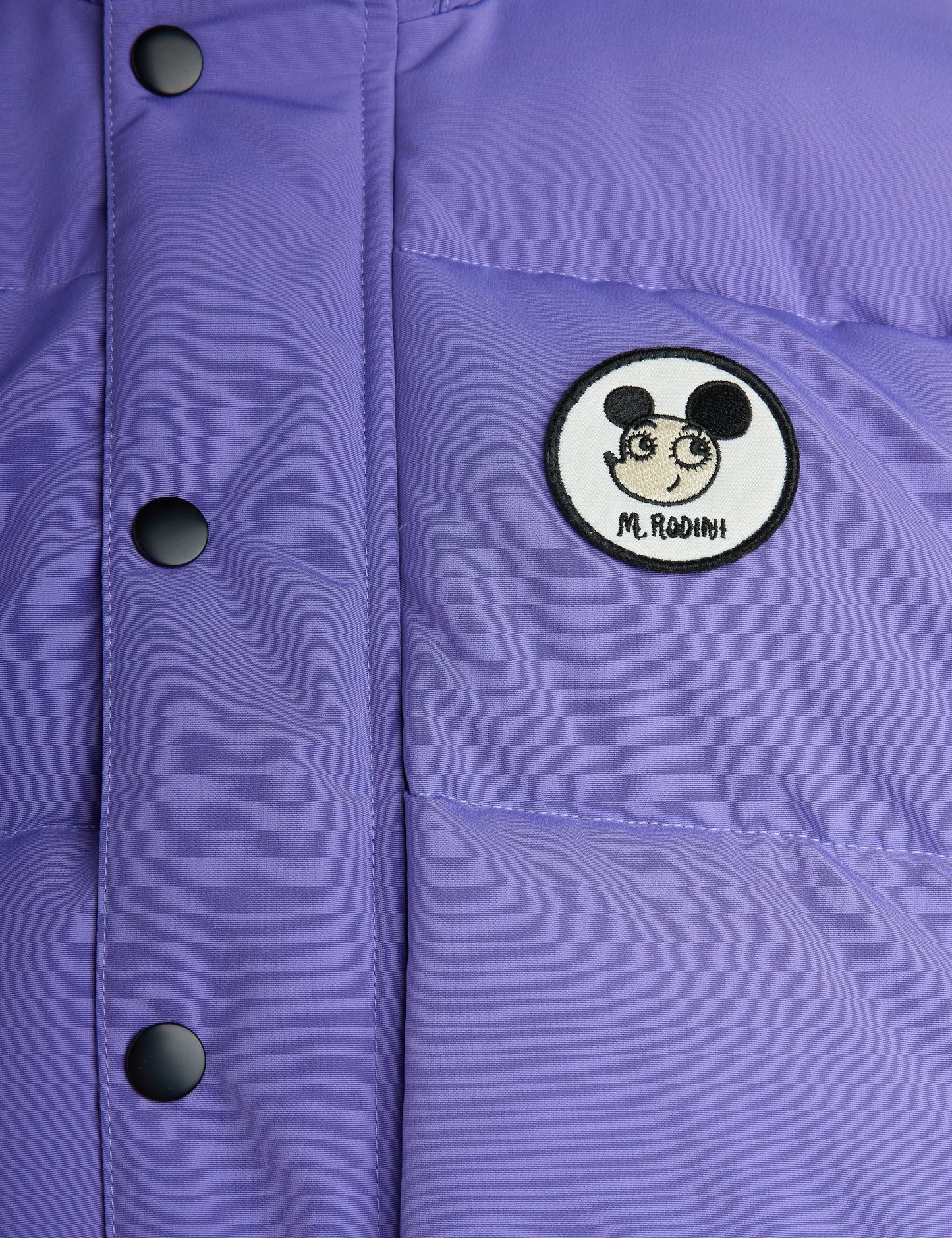 [Mini Rodini] Ritzratz patch puffer - Purple
