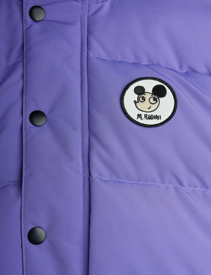 [Mini Rodini] Ritzratz patch puffer - Purple