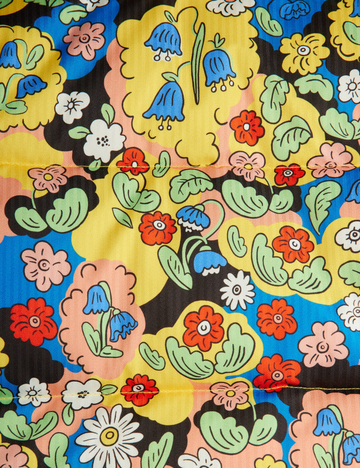 [Mini Rodini] Flower Aop Citypuffer - Multi