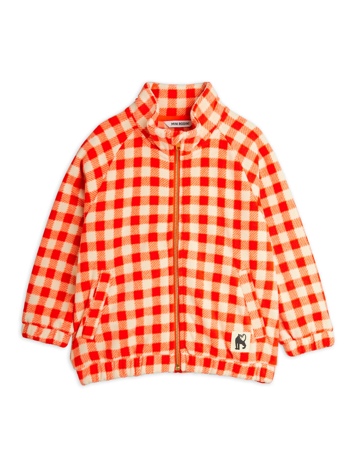 [Mini Rodini] Gingham Aop Jacket - Red