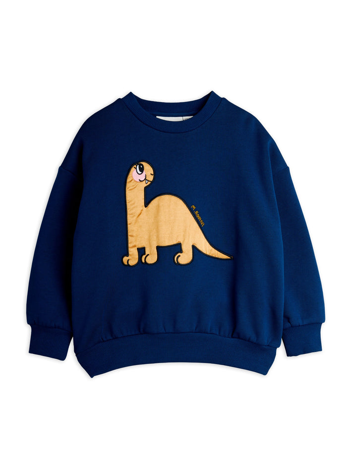 [Mini Rodini] Dino application sweatshirt - Blue