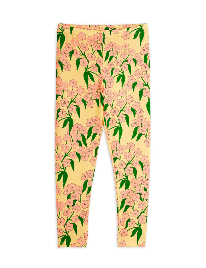 [Mini Rodini] Alpine Flowers Aop Leggings - Yellow