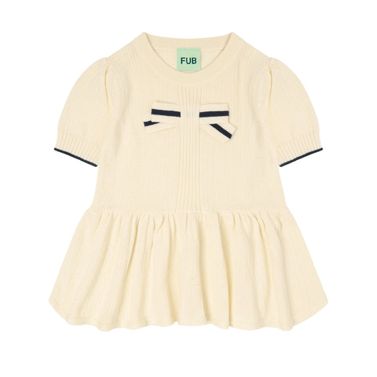 [Fub] Bow Top - Ecru