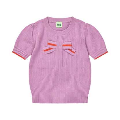 [Fub] Bow Tee - Orchid