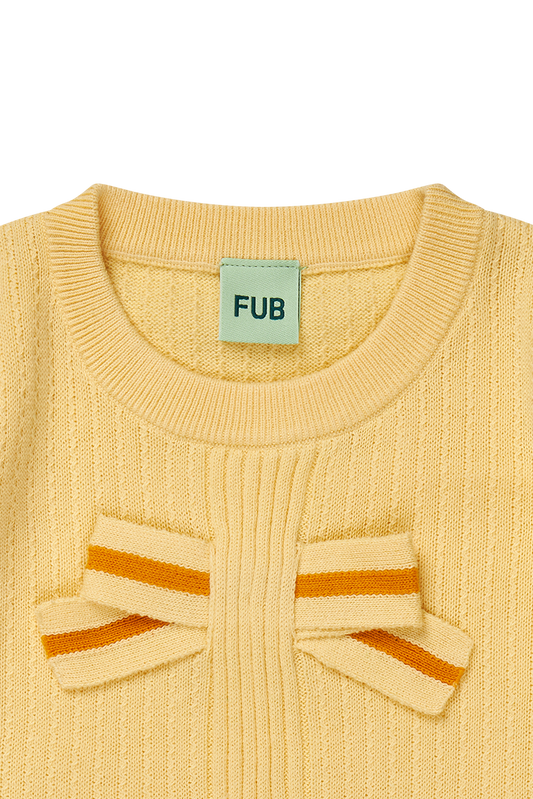 [Fub] Bow Tee - Vanilla