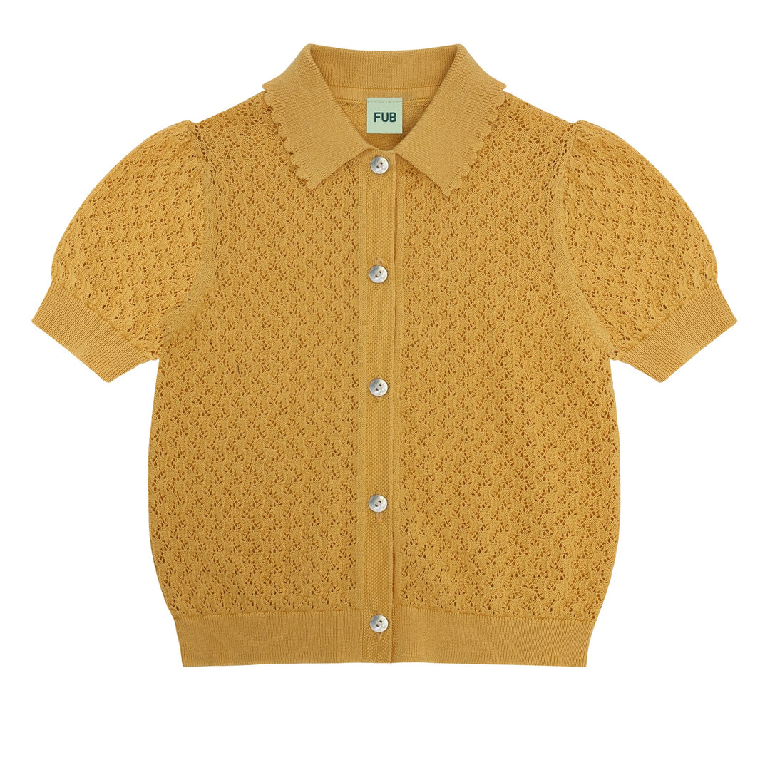 [Fub] Pointelle Shirt - Butter