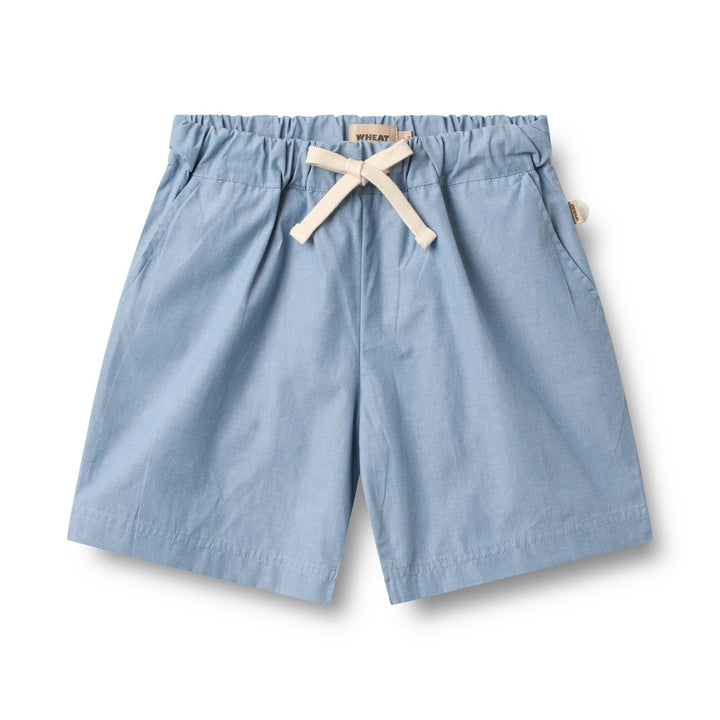 [Wheat]Shorts Cuba - Blue Chambrey