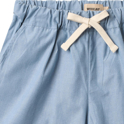 [Wheat]Shorts Cuba - Blue Chambrey