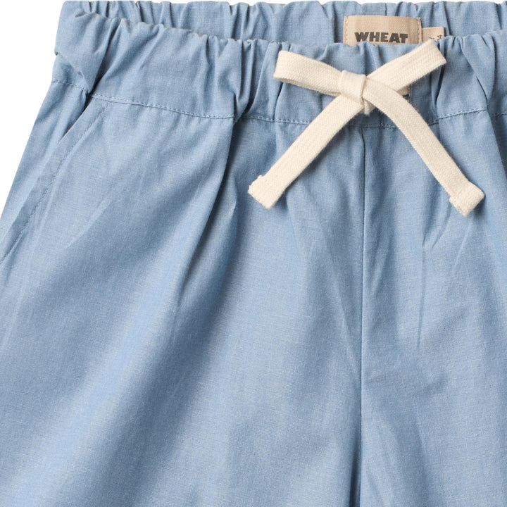 [Wheat]Shorts Cuba - Blue Chambrey