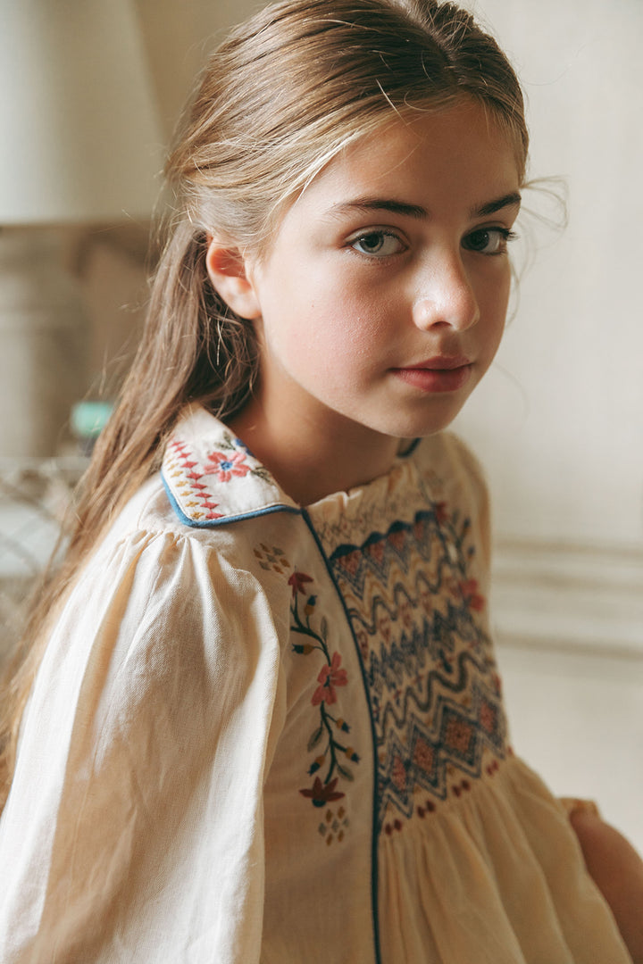 [Lali Kids] Isla Dress - Ivory