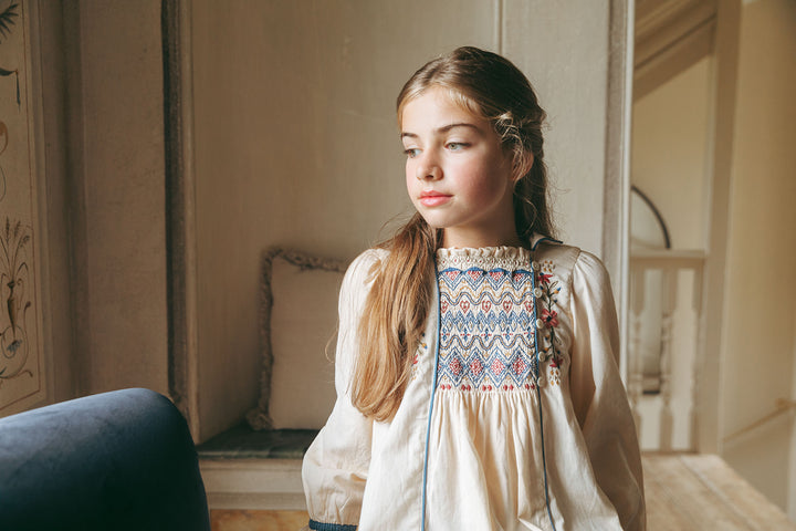 [Lali Kids] Isla Dress - Ivory