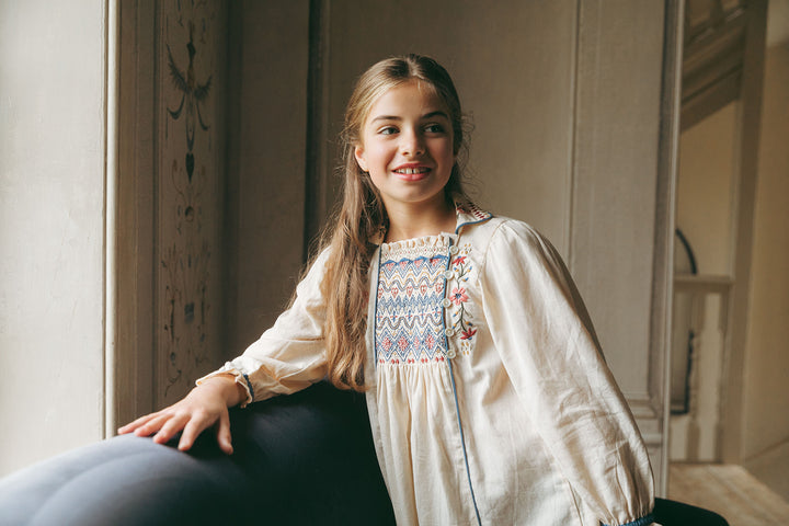 [Lali Kids] Isla Dress - Ivory