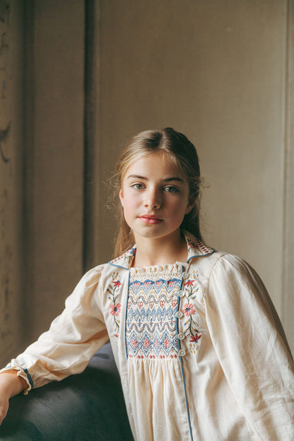 [Lali Kids] Isla Dress - Ivory