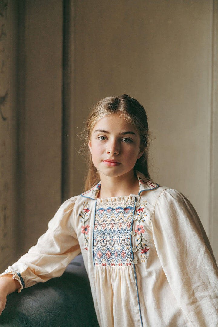 [Lali Kids] Isla Dress - Ivory