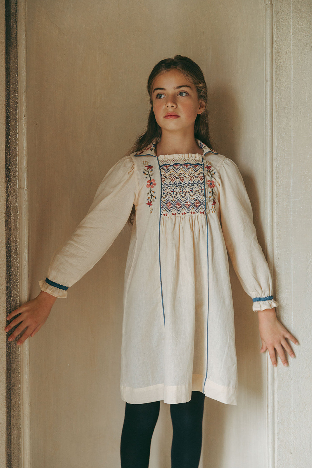 [Lali Kids] Isla Dress - Ivory
