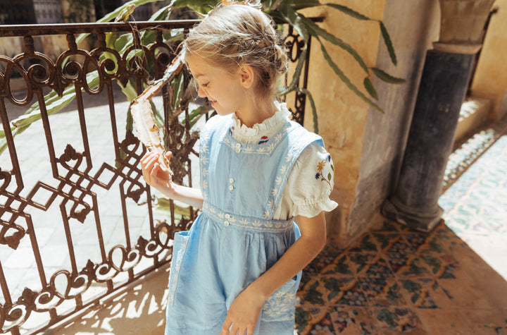 [Lali Kids] Luna Top - Opaline Linen