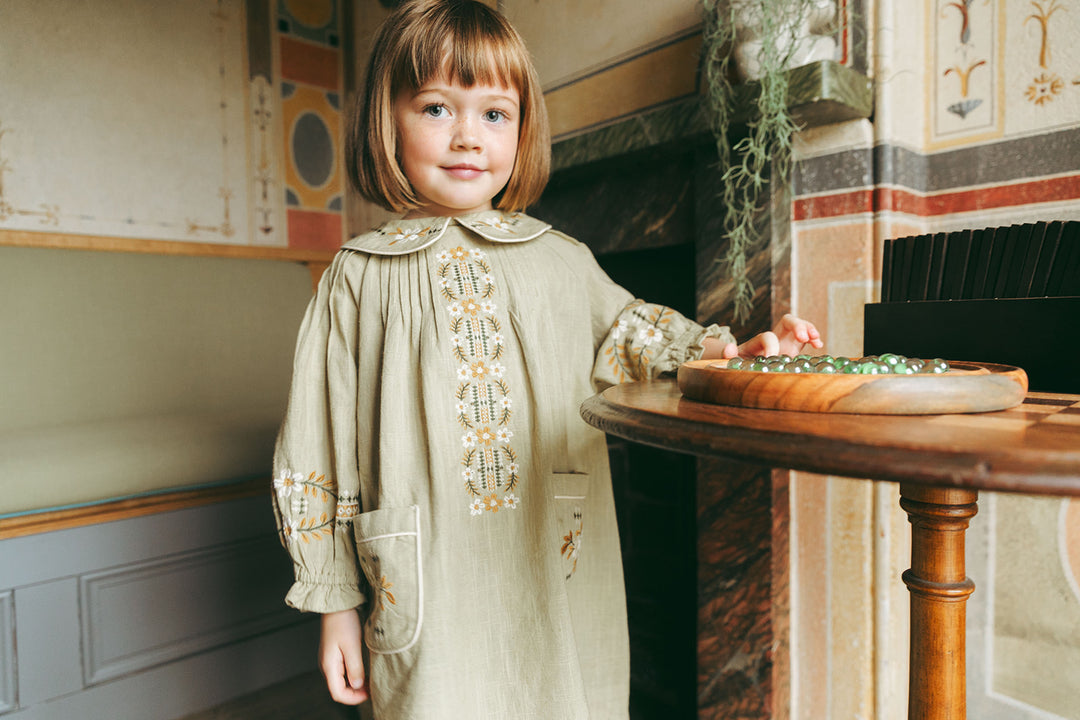 [Lali Kids] Marie Dress - Feded Moss
