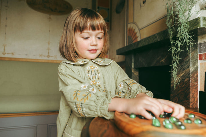[Lali Kids] Marie Dress - Feded Moss