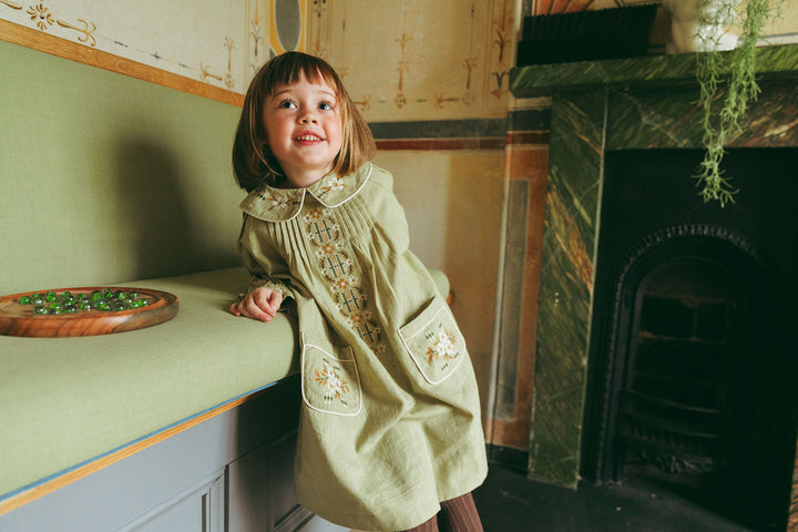 [Lali Kids] Marie Dress - Feded Moss