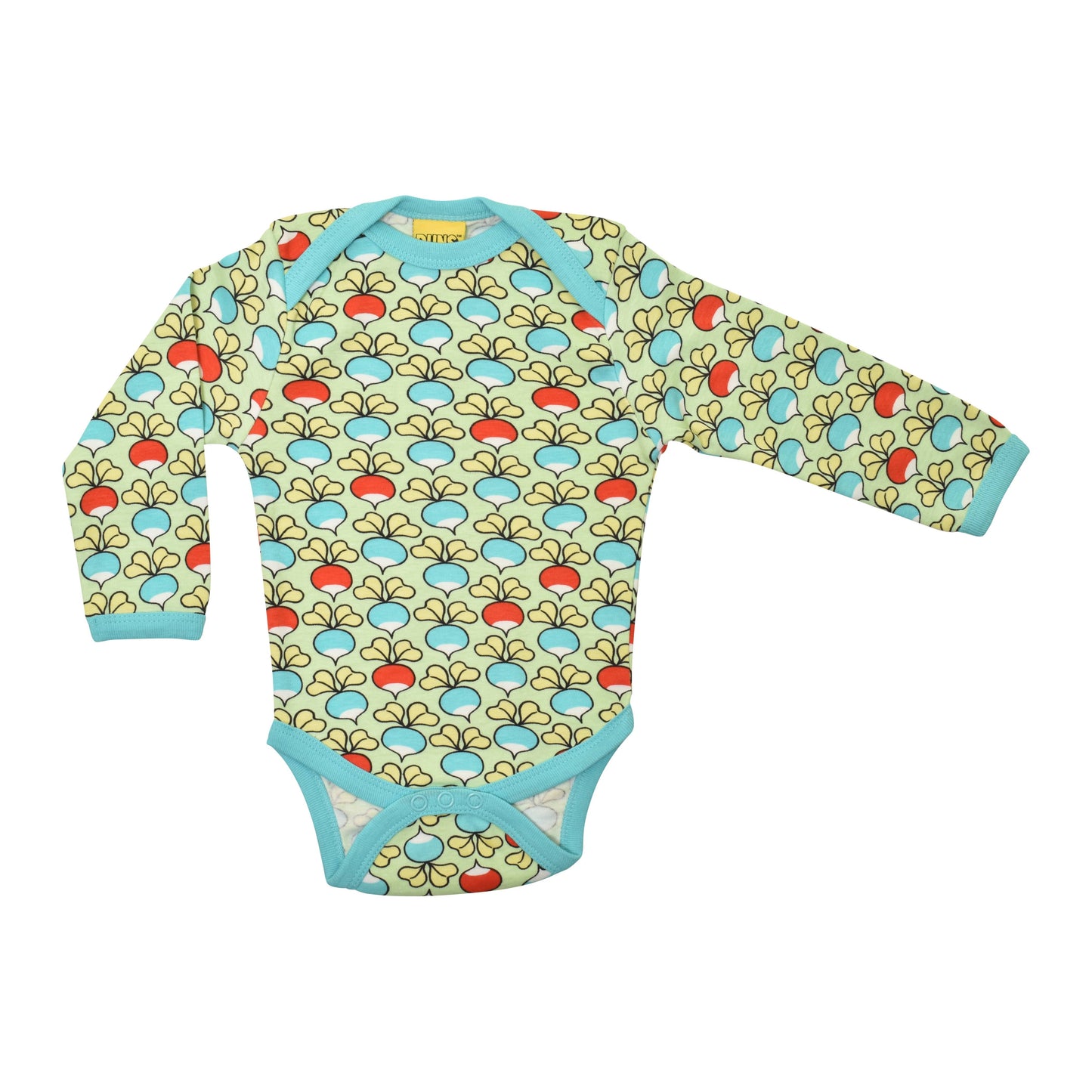 [DUNS Sweden]Long Sleeve Napneck Body-Multi Radish Green Ash