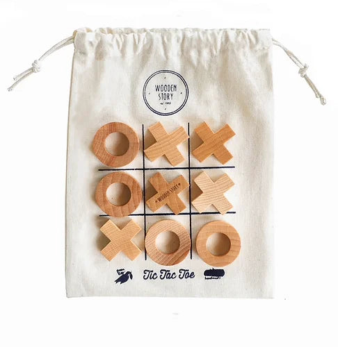 [Wooden Story] Travel Tic Tac Toe